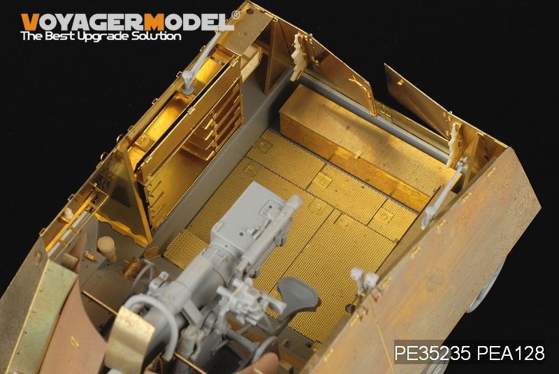Maquette Voyager PEA128 Plaque de blindage pour Sd.Kfz. 164 Nashorn allemand de la Seconde Guerre mondiale (pour kit DRAGON) 1/35 – image 6