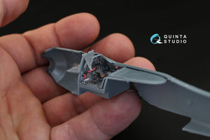 Quinta Studio QD48139 FW 190D-9 3D-Printed &amp;amp; coloured Interior on decal paper (for Eduard kit) 1/48 – immagine 6