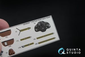 Quinta Studio QD48009 I-16 type 18/24 3D-Printed &amp;amp; coloured Interior on decal paper (for all kits) 1/48 – immagine 2