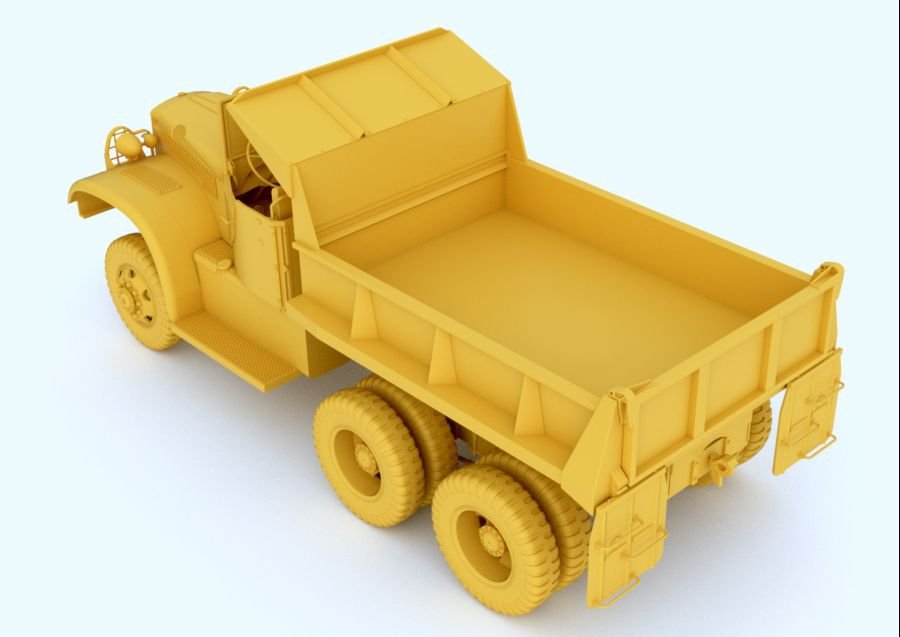 Mirror Model 35806 U.S. Diamond T 972 Dump Truck Late open Cab 1/35 – Bild 4