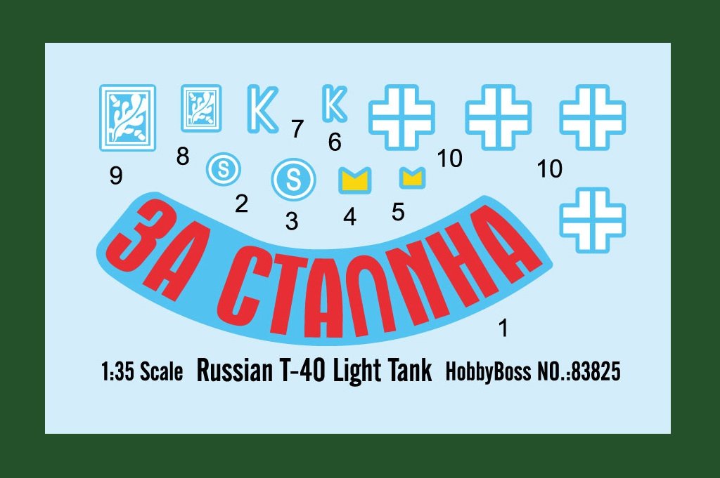 Hobby Boss 83825 Russian T-40 Light Tank 1/35 – immagine 3
