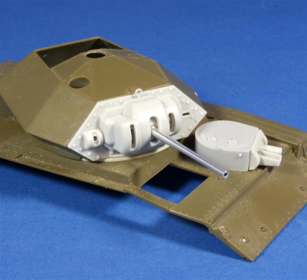 Panzer Art RE35-178 Mantlet &amp;amp; MG turret for Crusader I/II tanks 1/35 – imagen 3