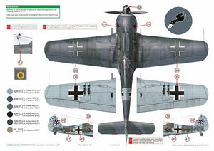 Exito ED72004 DECALS Luftwaffe Ground Attackers vol.1 - Ju 87 D-3, Hs 129, Fw 190F-8 1/72 – Bild 7