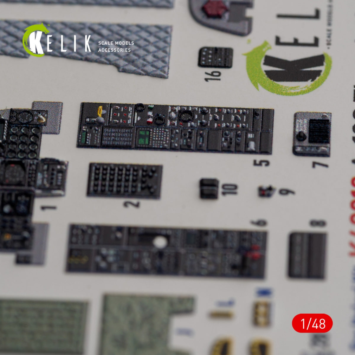 KELIK K48018 A-10C &amp;quot;Thunderbolt II&amp;quot; interior 3D decals for Italeri kit 1/48 – image 3