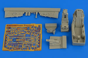Aires 4741 Super Etendart SUE cockpit set 1/48 KINETIC