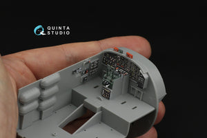 Intérieur imprimé en 3D et coloré sur papier décalcomanie pour Boeing B-17F (Quinta Studio QD48542, HK models, Eduard) à l&amp;#39;échelle 1/48 – image 14