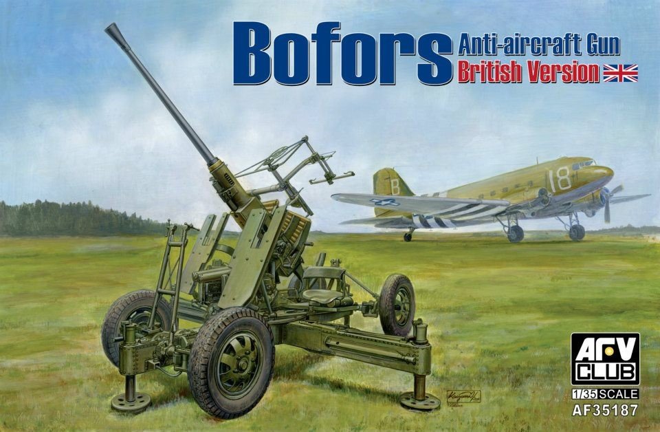AFV Club 35187 Canon antiaérien Bofors 40 mm Mk III (version britannique) (1/35)