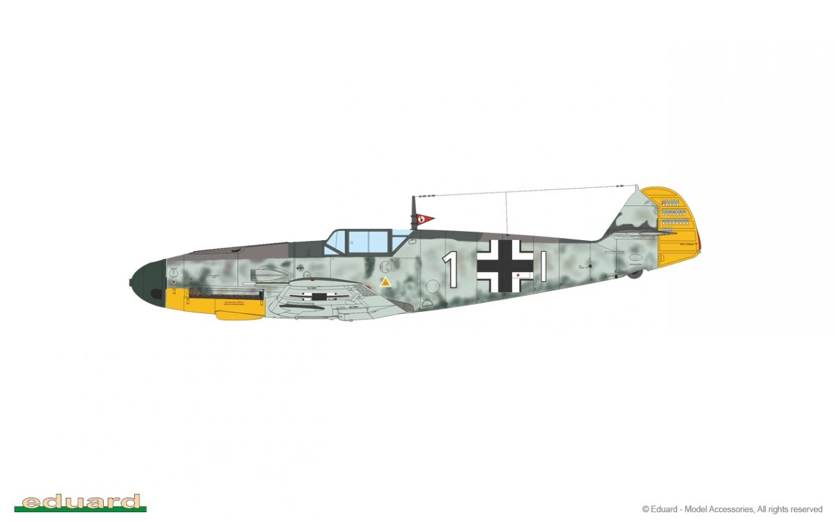 Eduard 70154 Bf 109F-2 ProfiPACK 1/72 – immagine 4