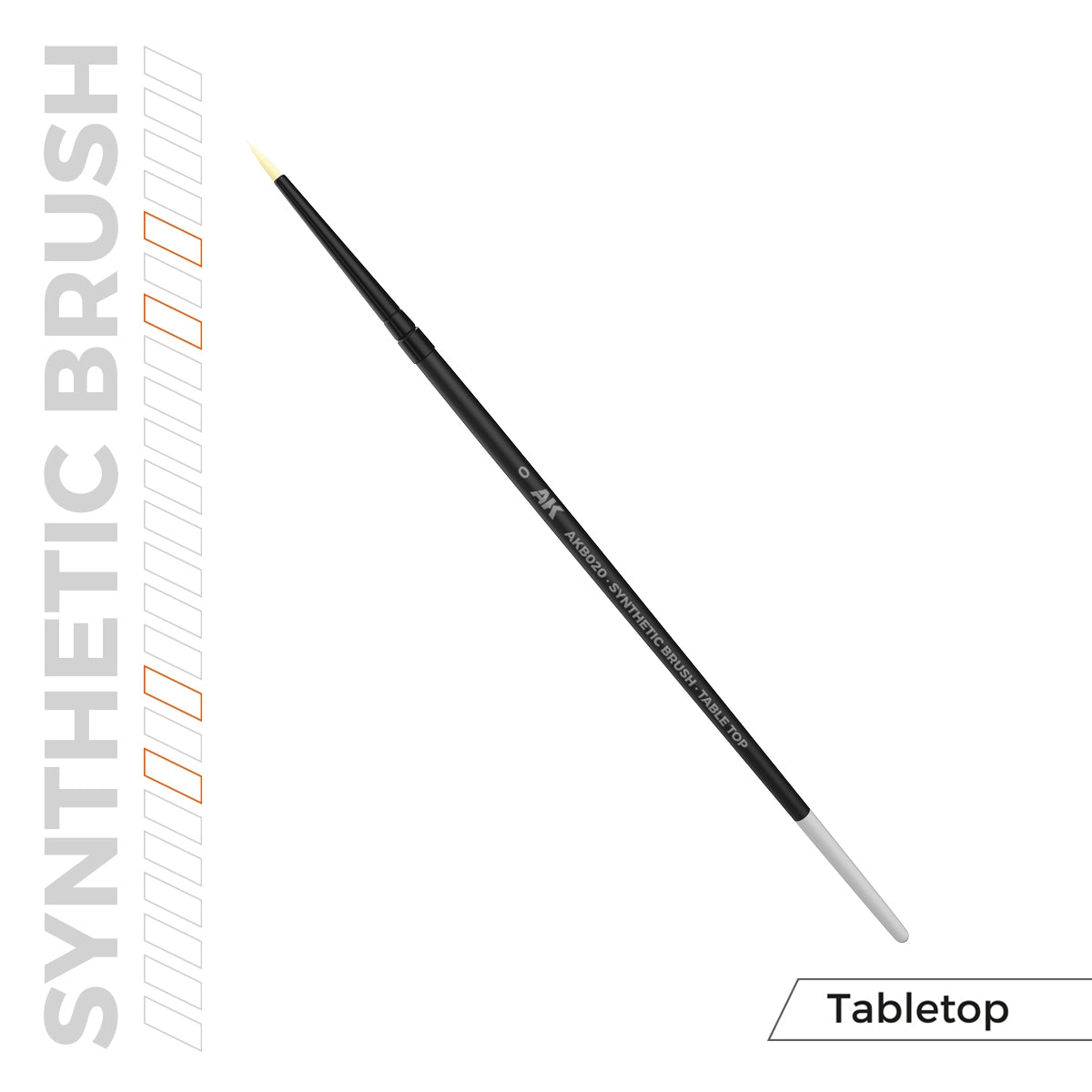 AK Interactive AKB020 AK SYNTHETIC TABLETOP BRUSH – 0 – Bild 3