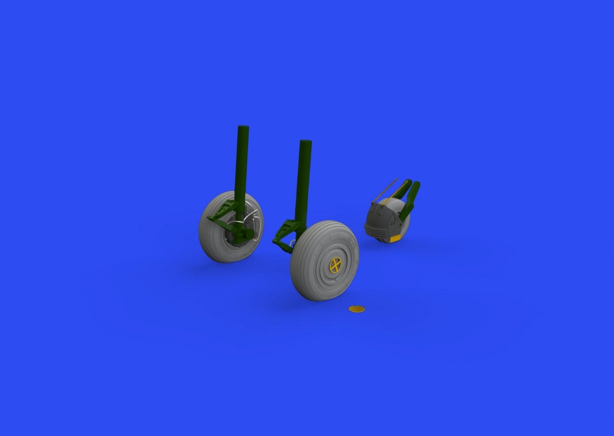 Eduard 648653 Su-27 wheels GREAT WALL HOBBY 1/48 – image 2
