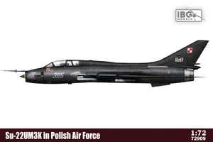 IBG 72909 Su-22UM3K in Polish Air Force - (includes Modelsvit plastic set, ModelMaker designed decals and 3d printed antennas set) 1/72