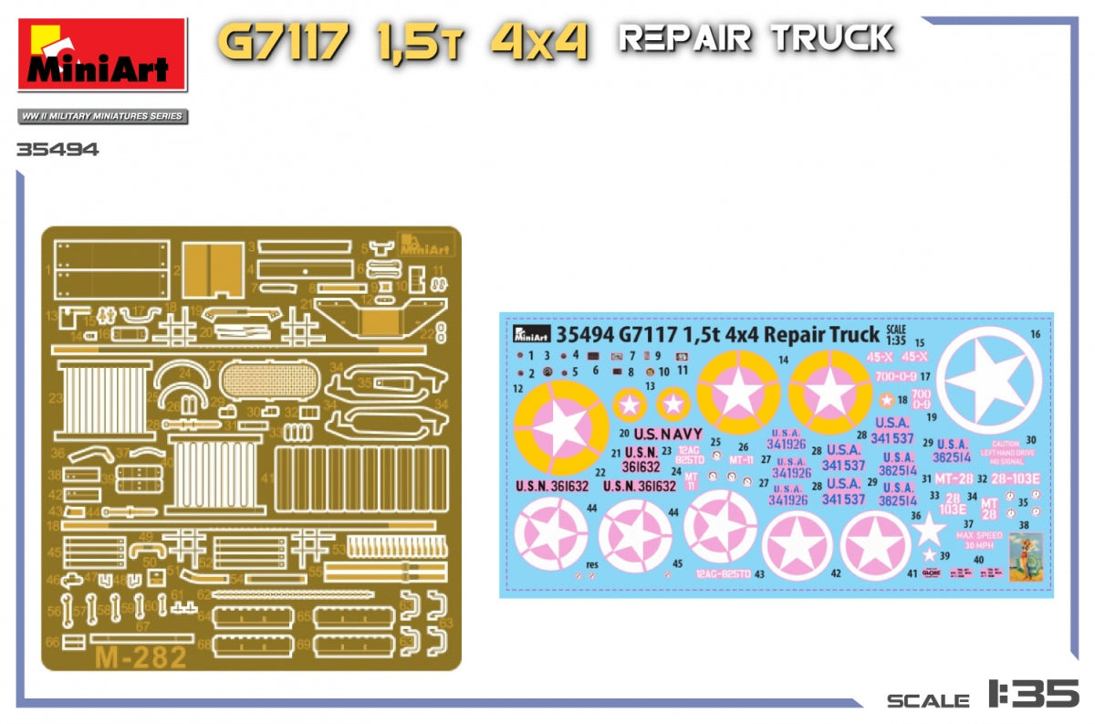 MiniArt 35494 G7117 1.5T 4x4 Repair Truck 1/35 – image 5