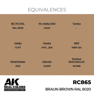 AK Interactive RC865 Braun-Brown RAL 8020 17 ml – immagine 3