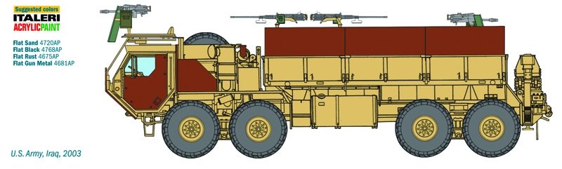 Italeri 6510 HEMTT Gun Truck 1/35 – Bild 5