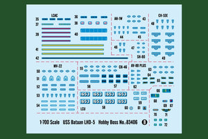 Hobby Boss 83406 USS Bataan LHD-5 1/700 – immagine 6