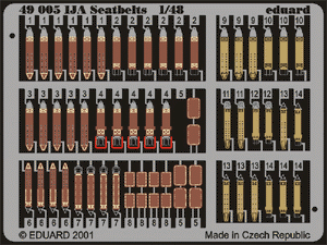 Eduard 49005 Seatbelts IJA 1/48