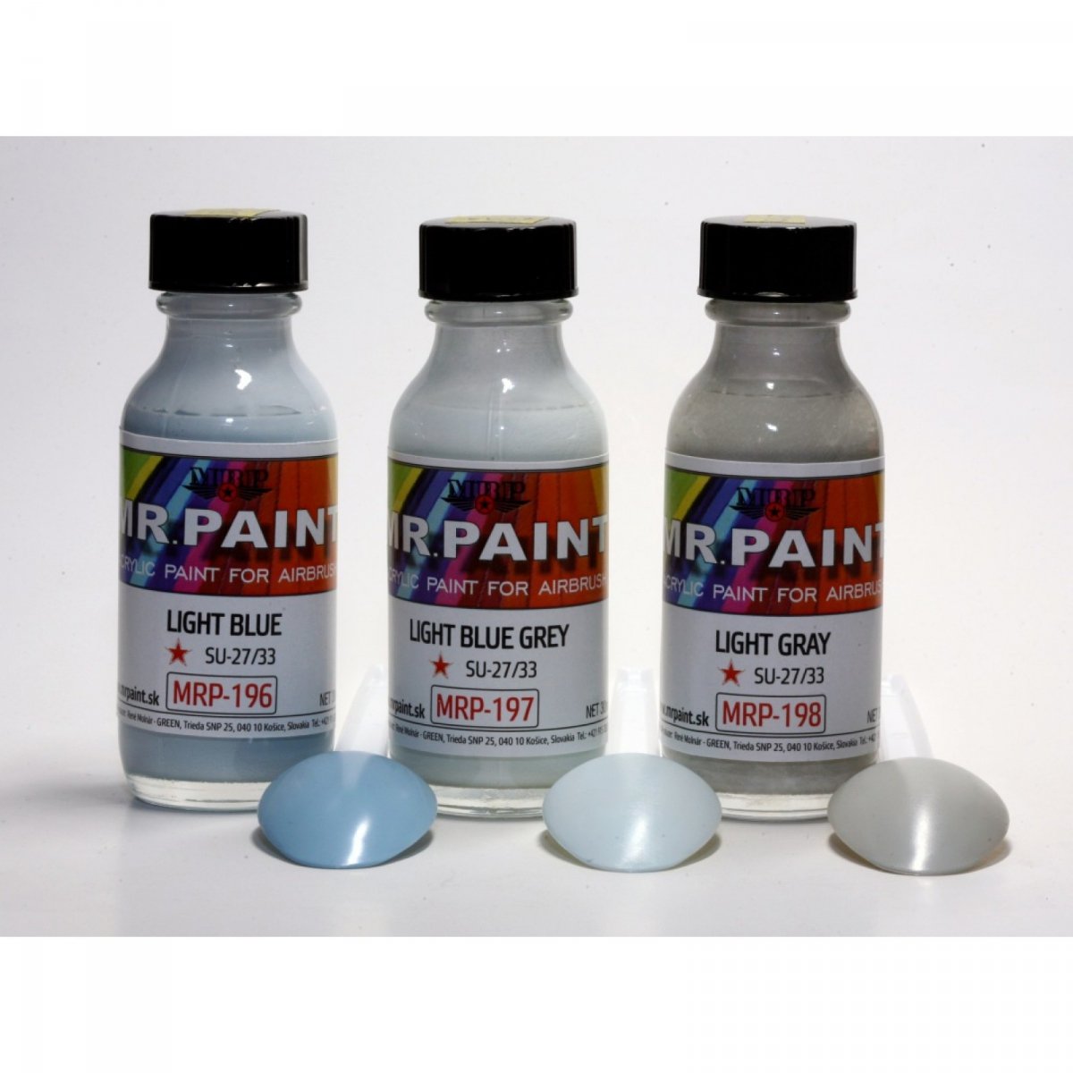 MR. Paint MRP-197 LIGHT BLUE GRAY SU-27/33 30ml – image 3
