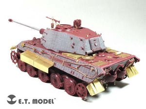 E.T. Model E35-259 WWII German KING TIGER（Henschel Turret）Basic (For MENG Kit) 1/35 – imagen 6
