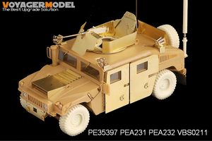 Voyager Model PEA232 Modern USMC HUMVEE M1114 Space Amour (GP) 1/35 – Bild 3