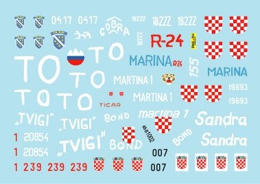 Star Decals 48-B1002 T-55A Tanks # 2. Balkan War. War in the Balkans and Ex-Yugoslavia 1/48 – Bild 3