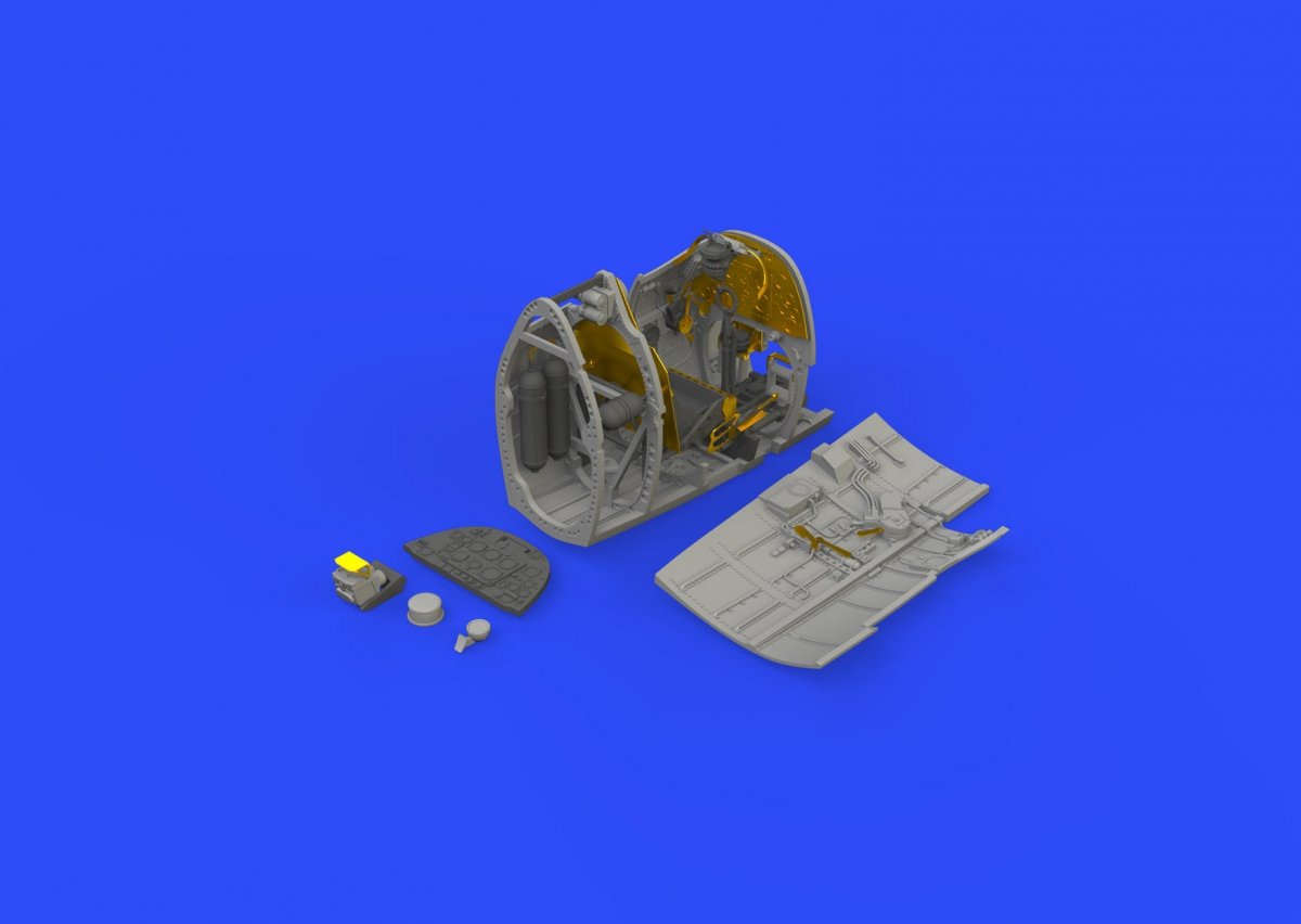 Eduard 632111 Spitfire Mk. IXc cockpit REVELL 1/32 – zdjęcie 3