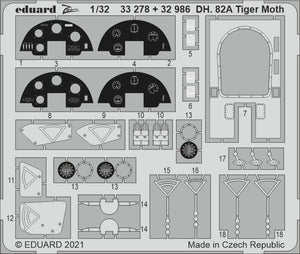 Eduard BIG33132 DH. 82A Tiger Moth ICM 1/32 – imagen 2