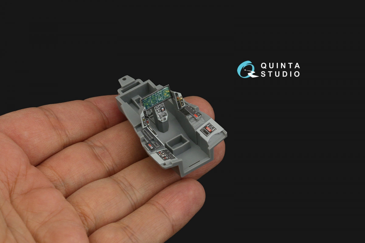 Intérieur imprimé en 3D et coloré sur papier décalcomanie Quinta Studio QD48288 F-35A (Tamiya) 1/48 – image 9