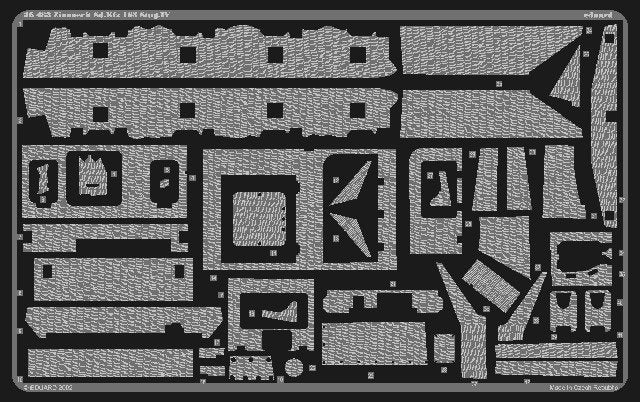Eduard 35484 Zimmerit Sd. Kfz.162 Jagdp. IV L/48 1/35 Dragon