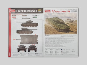 Amusing Hobby 35A042 FV221 Caernarvon British Heavy Tank 1/35 – immagine 5
