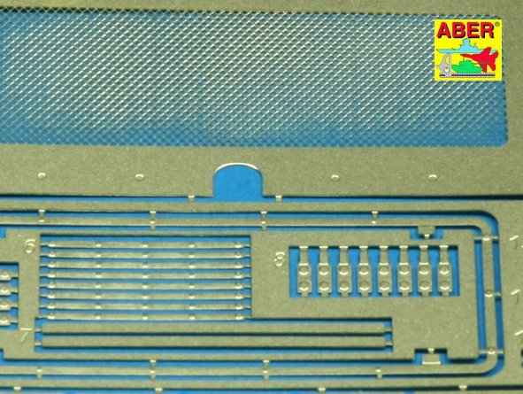 Aber 35G11 Grille cover for russian tank T-34/76 model 1940 1/35 – immagine 3