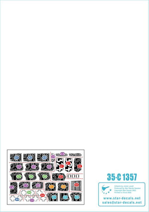 Star Decals 35-C1357 East Front Tigers s.Pz.Abt. 501 1943-44 1/35 – Bild 2