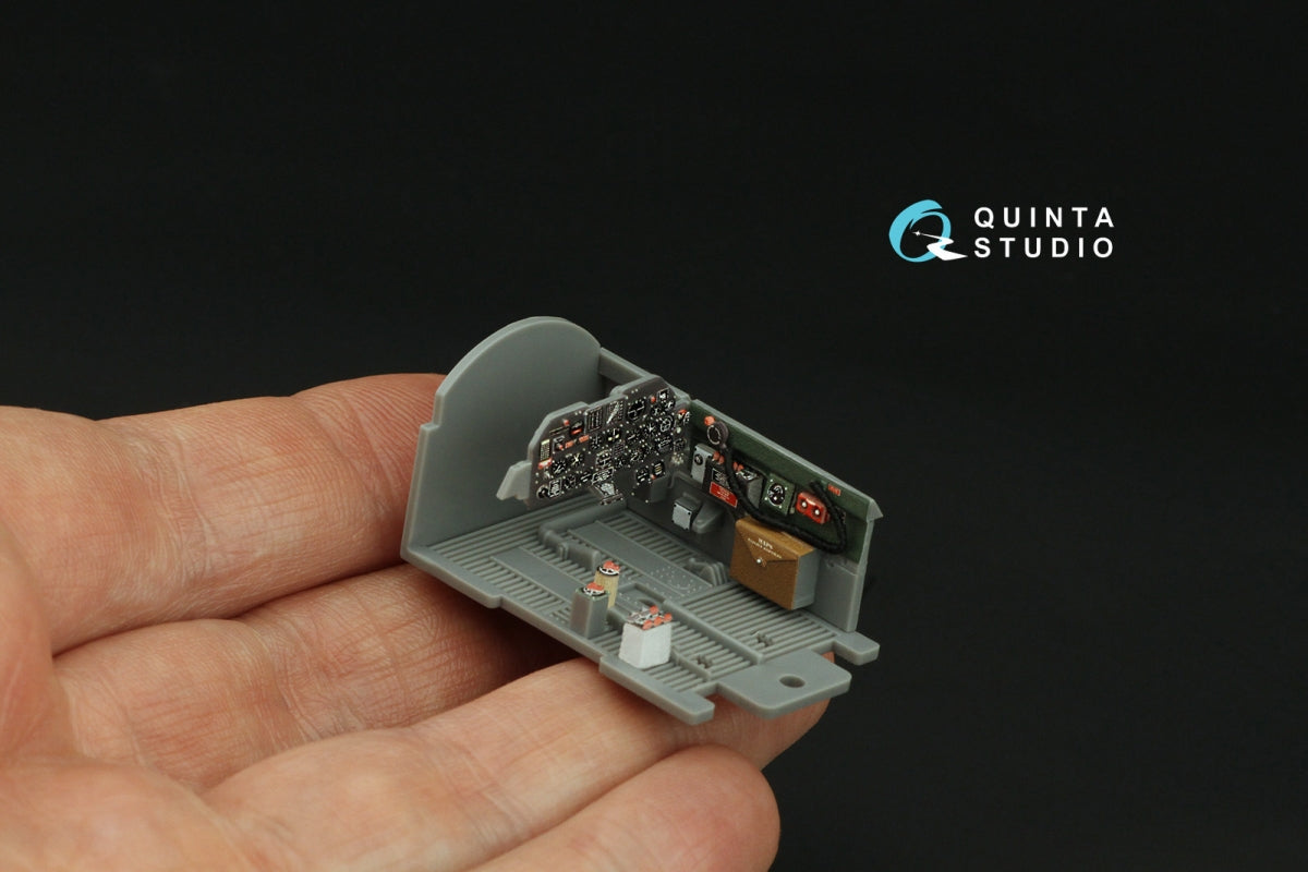 Quinta Studio QD48412 P-47D Thunderbolt Bubbletop 3D-Printed &amp;amp; coloured Interior on decal paper (Tamiya) 1/48 – Bild 8