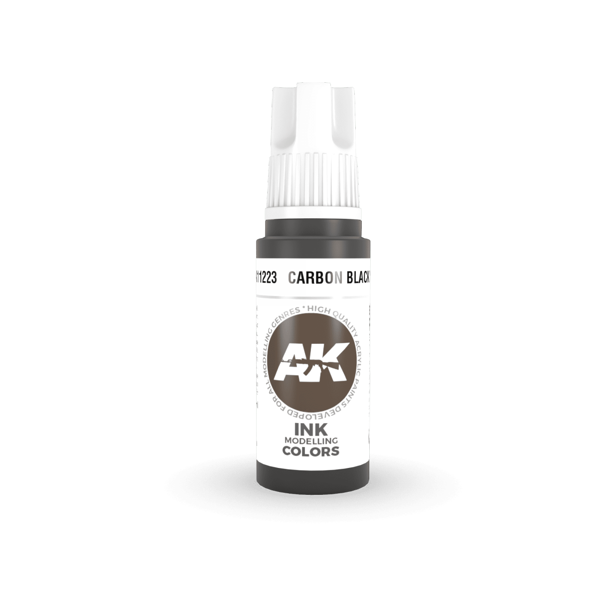 AK Interactive AK11223 CARBON BLACK – INK 17ml – image 2