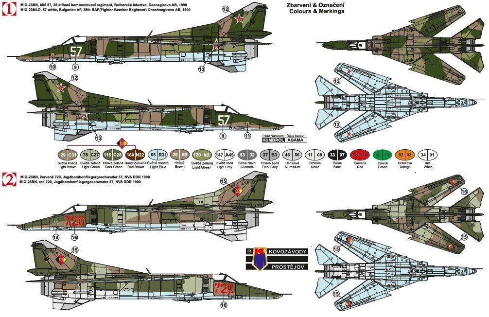 Kozavody Prostejov KPM0095 MiG-23BN 1/72 – immagine 2