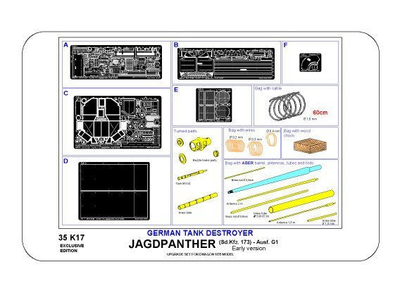 Aber 35K17 Sd,Kfz. 173 Jagdpanther-première version (1/35) – image 10