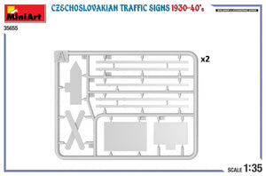 Miniart 35655 CZECHOSLOVAKIAN TRAFFIC SIGNS 1930-40’s 1/35 – zdjęcie 3