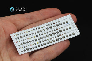 Quinta Studio QD32251 Instruments de cockpit britanniques de la Seconde Guerre mondiale, imprimés en 3D et colorés, intérieur sur papier décalcomanie (Tous les kits) 1/32 – image 3