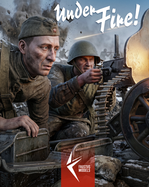 Faustus Models FM35100 “Under Fire” Soviet Machine Gun Team 1/35