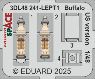 Eduard 3DL48241 Buffalo US version SPACE TAMIYA 1/48