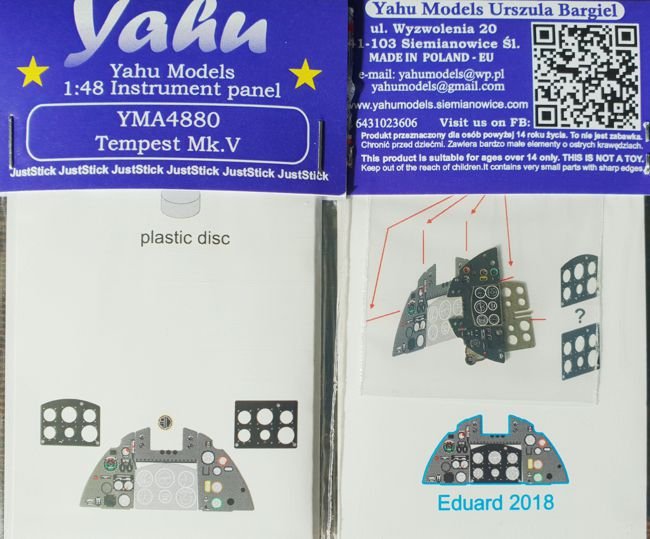 Yahu YMA4880 Tempest Mk.V Eduard 1/48