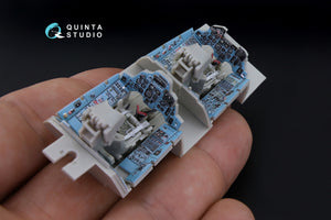 Quinta Studio QD48181 Su-27UB 3D-Printed coloured Interior on decal paper (for KittyHawk kit) 1/48 – imagen 10