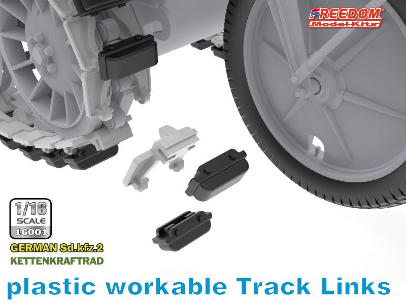 Freedom 16001 Sd.Kfz. 2 Kettenkraftrad Typ HK 101 1/16 – immagine 4
