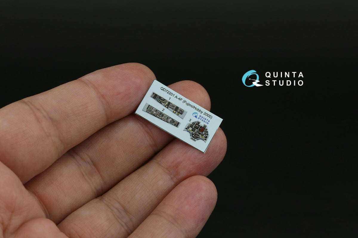 Quinta Studio QD72201 A-4F 3D-Printed &amp;amp; colored Interior on decal paper (Fujimi/Hobby 2000) 1/72 – image 3
