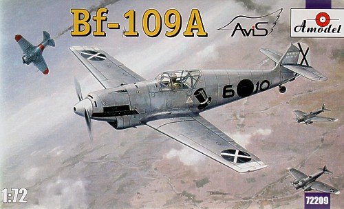Maquette A-Model 72209 Chasseur allemand Messerschmitt Bf-109A (ex Avis) 1/72