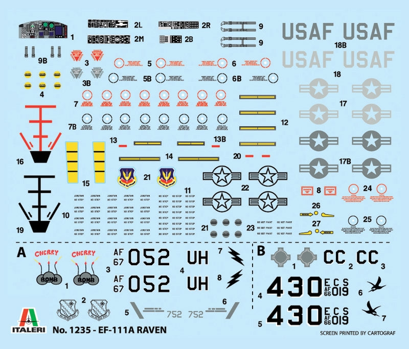 Italeri 1235 EF-111 A Raven 1/72 – Bild 3
