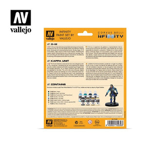 Vallejo 70239 Infinity Exclusive Colour Set 8x17ml – zdjęcie 3