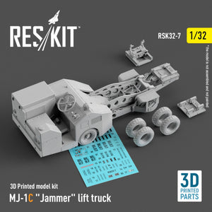 RESKIT RSK32-0007 MJ-1C "Jammer" lift truck (3D Printed model kit) 1/32
