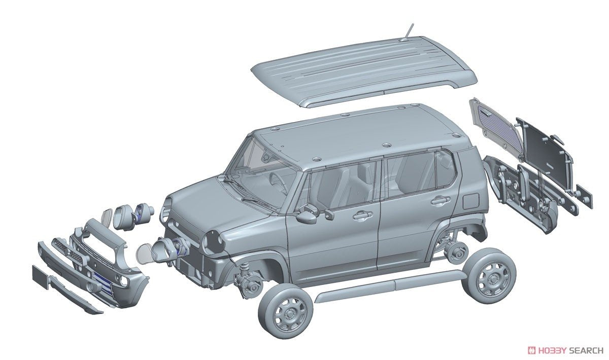 Fujimi 066219 C-NX-11 EX-2 Suzuki Hustler G (Moonlight Violet Pearl Metallic) 1/24 – Bild 2
