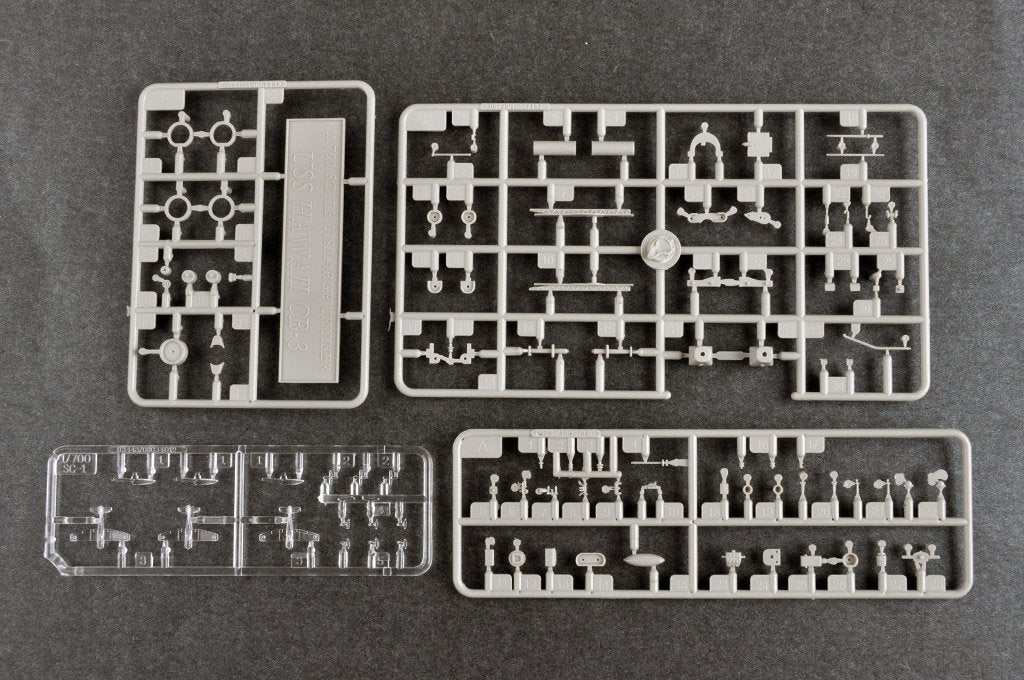 Trumpeter 06740 USS Hawaii CB-3 1/700 – image 12