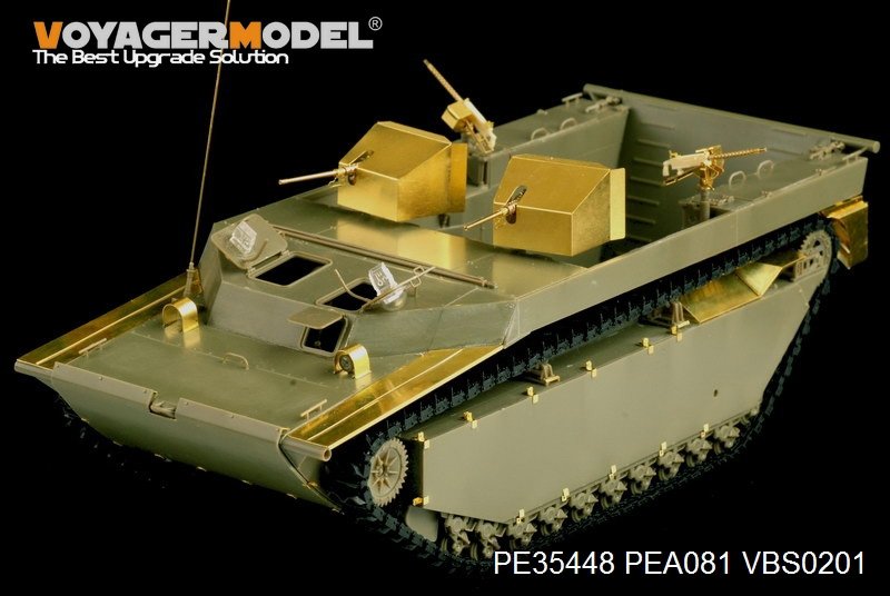 Maquette Voyager PE35448 WWII US LVT-4 Water Buffalo Landing Vehicle Chenillé de base pour AFV CLUB 35205 1/35  – image 2